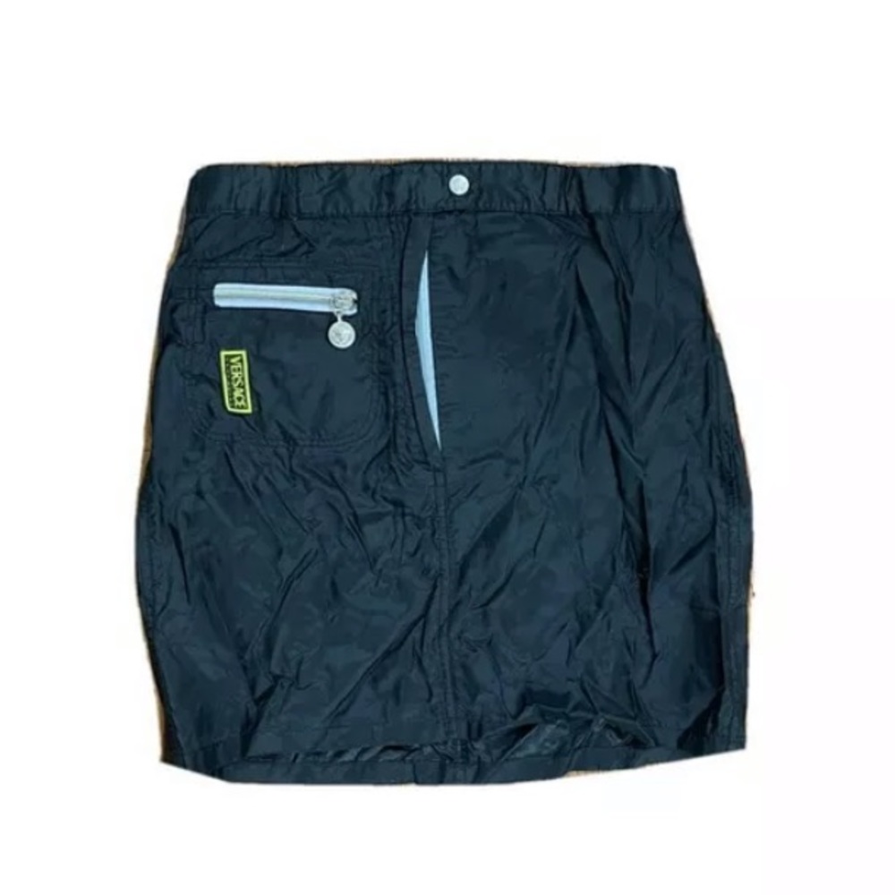 VINTAGE VERSACE NYLON SKIRT MEDUSA HEAD